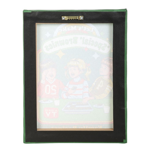 19x25cm Let's Make Brownies Canvas Plaque by Steven Rhodes image 1