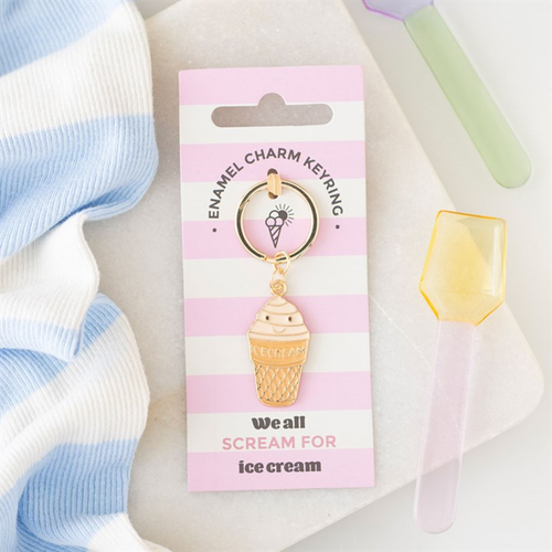 Ice Cream Cone Keyring image 3