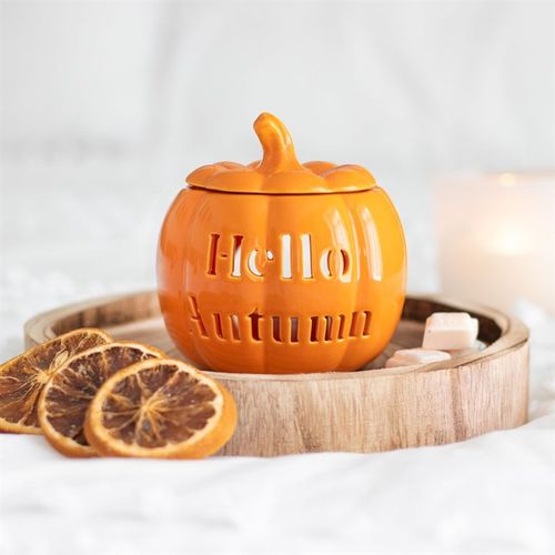 Hello Autumn Pumpkin Oil Burner image 1