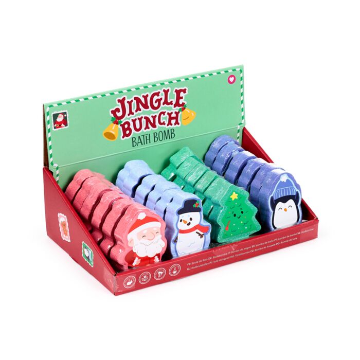 Handmade Shaped Bath Bomb - Christmas Jingle Bunch image 0