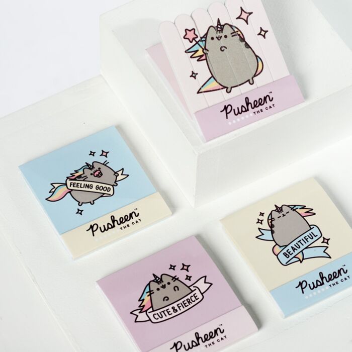 Nail File Matchbook - Pusheen the Cat Pusheenicorn Matchbook image 2