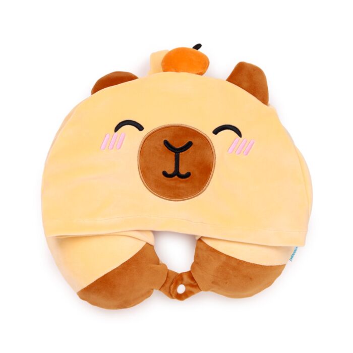 Hoodeazzz Travel Pillow & Hood - Duke the Capybara image 2