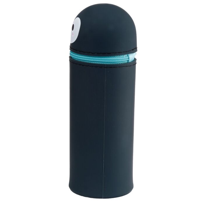 Silicone Upright Pencil Case - Adoramals Penguin image 2