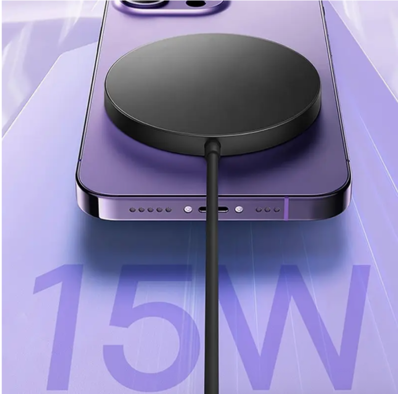 15W Fast-Charging Magnetic Wireless Charger Pad image 4