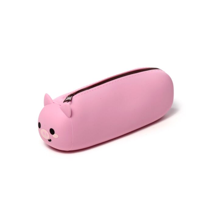 Silicone Pencil Case - Adoramals Pig image 1