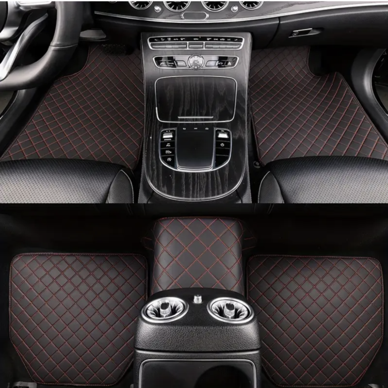 5pcs Car Floor Mats – Universal Fit for Front & Rear Seats image 0
