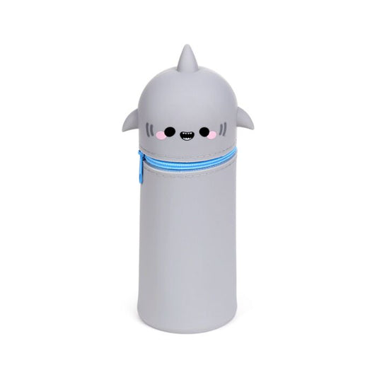 Silicone Upright Pencil Case - Adoramals Archie the Shark image 0