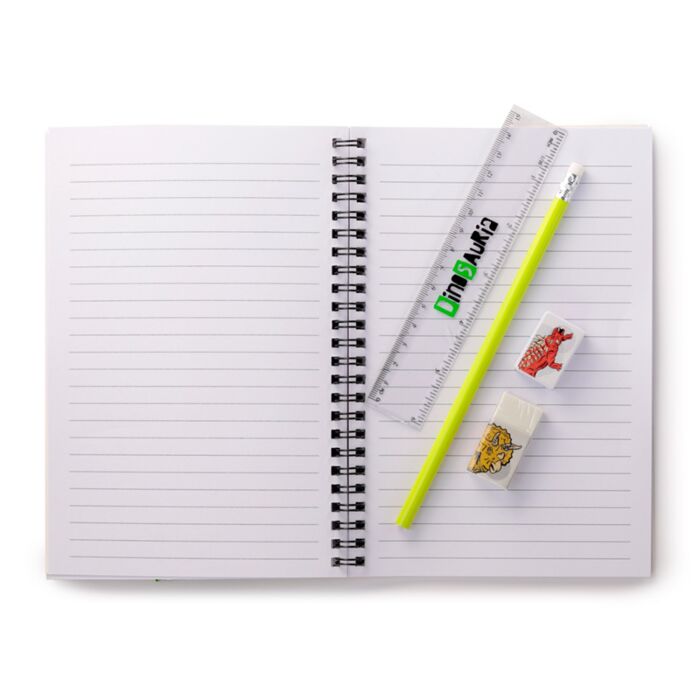 Spiral Bound A5 Lined Notebook - Dinosauria image 2