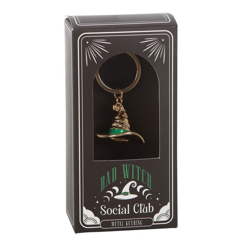 Bad Witch Alloy Witch Hat Keyring image 2