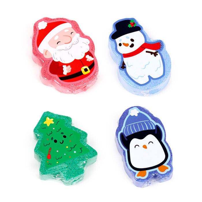 Handmade Shaped Bath Bomb - Christmas Jingle Bunch image 4