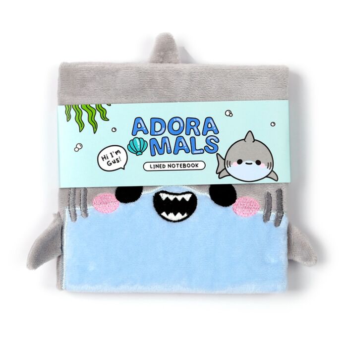 Plush Notebook - Adoramals Archie the Shark image 3