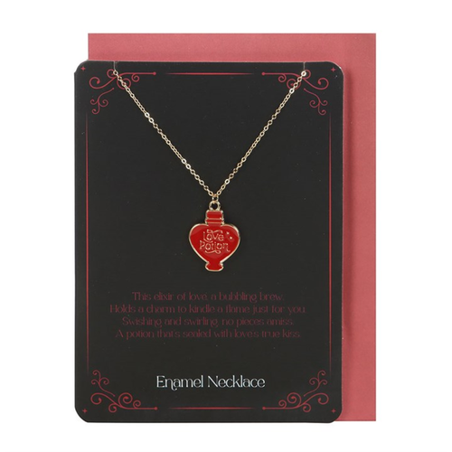 Love Potion Enamel Necklace Card image 3
