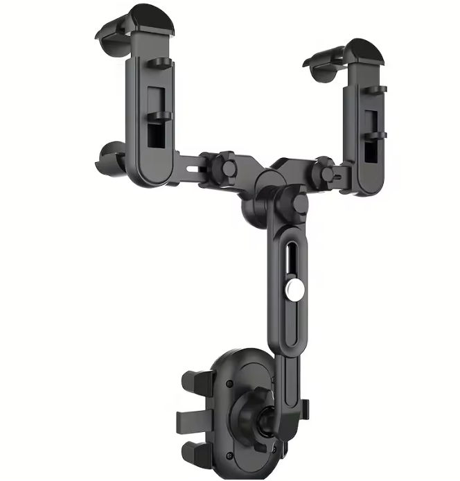 360° Rotating Car Rearview Mirror Phone Holder image 3