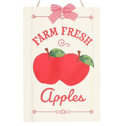 Farm Fresh Apples Hanging Sign image 0