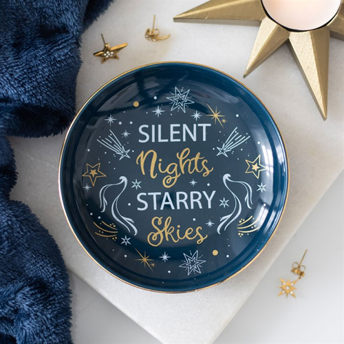 Silent Nights Starry Skies Trinket Dish image 0