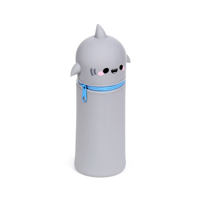 Silicone Upright Pencil Case - Adoramals Archie the Shark image 3