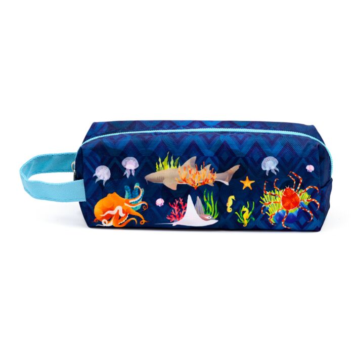 Oxford Cloth Pencil Case - Marine Kingdom image 0