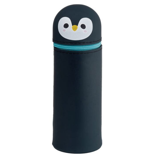 Silicone Upright Pencil Case - Adoramals Penguin image 0
