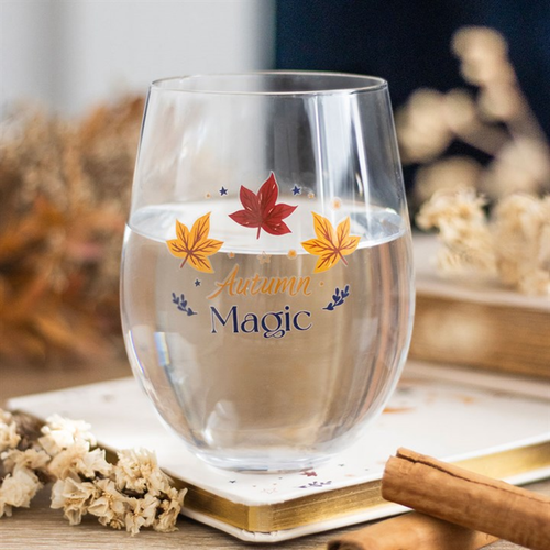 Autumn Magic Stemless Glass image 0
