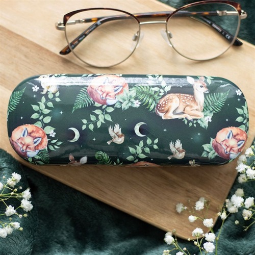 Fawn and Friends Forest Print Glasses Case image 3