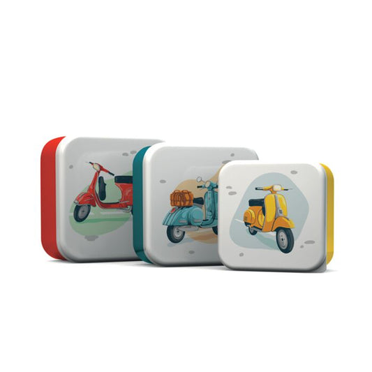 Lunch Boxes Set of 3 (M/L/XL) - Scooter image 0