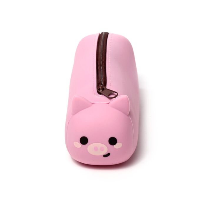 Silicone Pencil Case - Adoramals Pig image 2