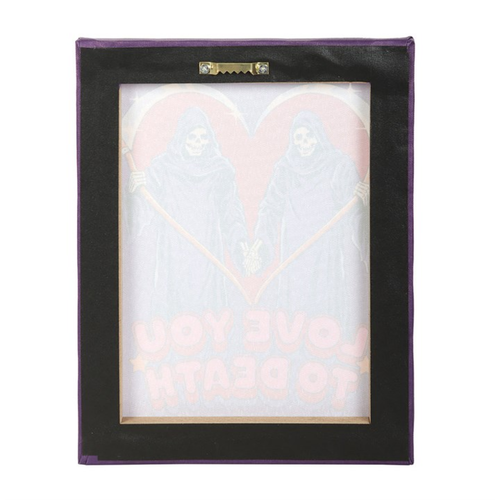 19x25cm Love You To Death Canvas Plaque by Steven Rhodes image 2