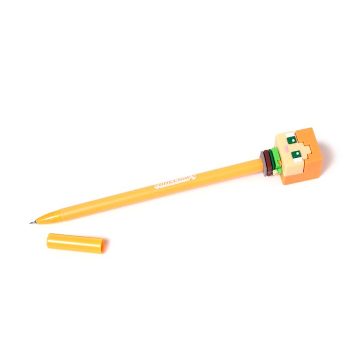 Erasable Pen with Silicone Topper - Minecraft Chibi image 1
