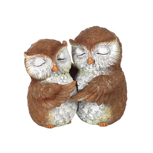 Birds of a Feather Owl Couple Ornament image 0