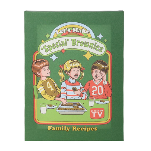 19x25cm Let's Make Brownies Canvas Plaque by Steven Rhodes image 2