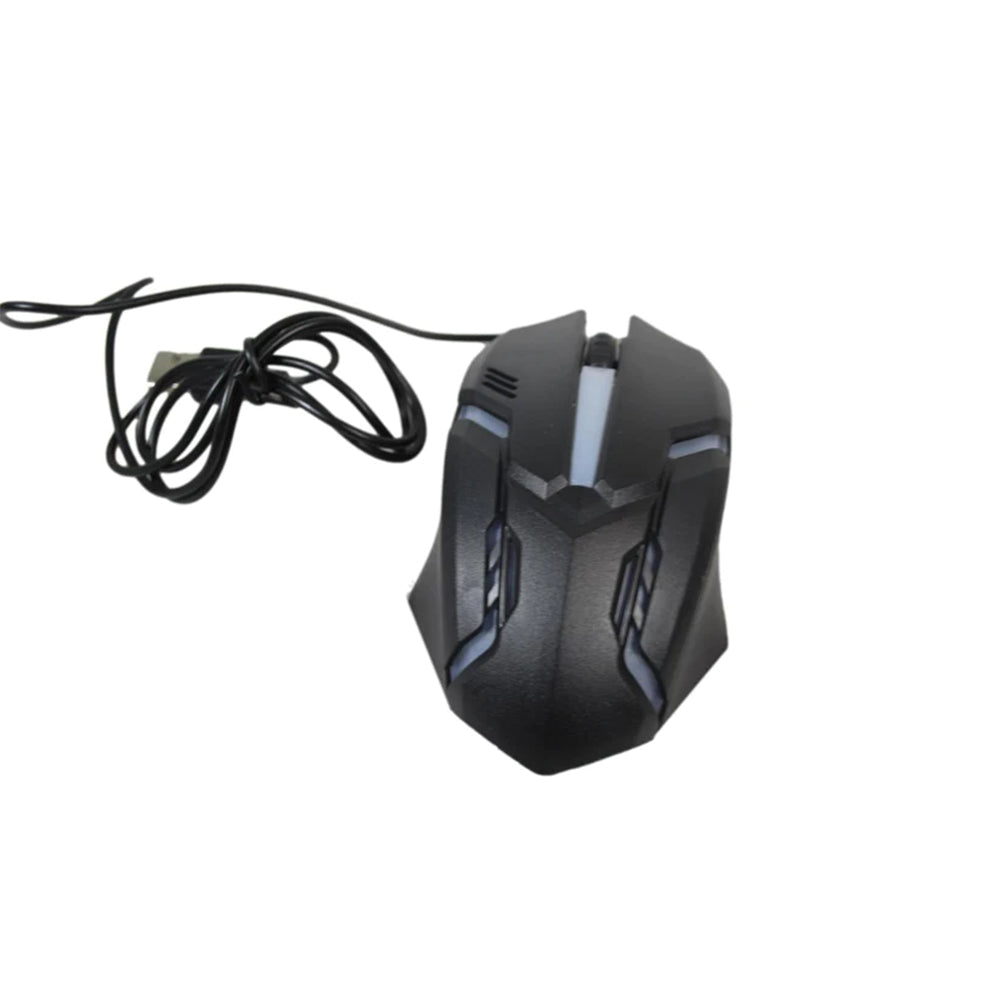 Computer Wired Mouse Available In Red and Black 14cm Internet Optical Mouse - Random Colour image 2