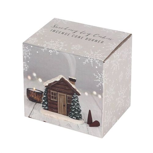 Log Cabin Incense Cone Burner image 1