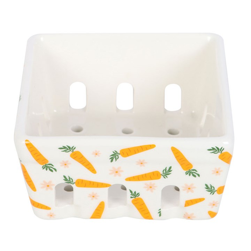 Carrot Patch Ceramic Berry Basket image 1
