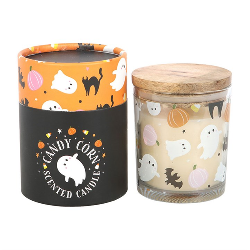 Sweet and Spooky Candy Corn Candl image 2
