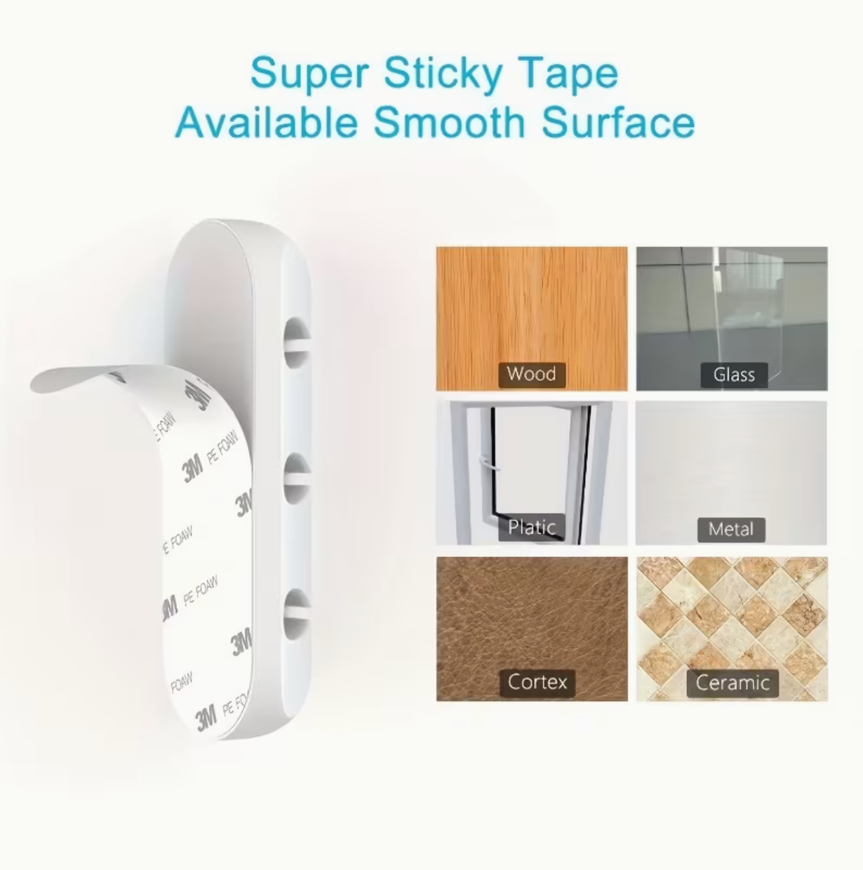 Hole USB Cord Management Box with Clips | Desk, Car, Home & Office Cable Storage image 1