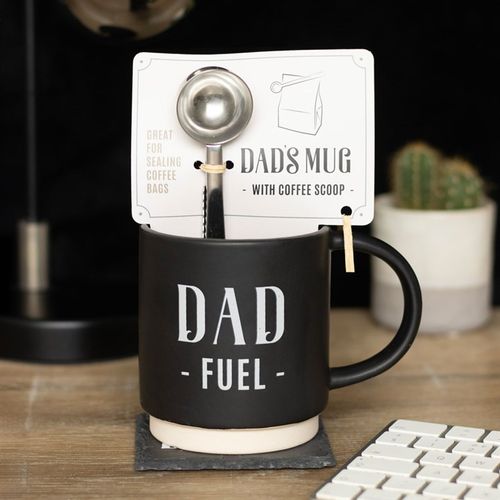 Dad Fuel Mug and Coffee Scoop Clip image 0