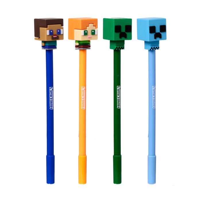 Erasable Pen with Silicone Topper - Minecraft Chibi image 3
