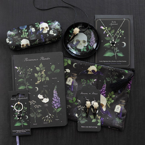 Venom & Vines Print Makeup Bag image 1