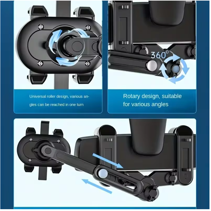 360° Rotating Car Rearview Mirror Phone Holder image 5