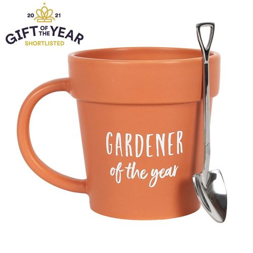 Gardener of the Year Pot Mug and Shovel Spoon image 3
