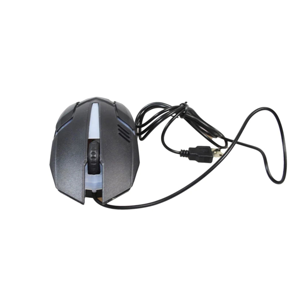 Computer Wired Mouse Available In Red and Black 14cm Internet Optical Mouse - Random Colour image 4