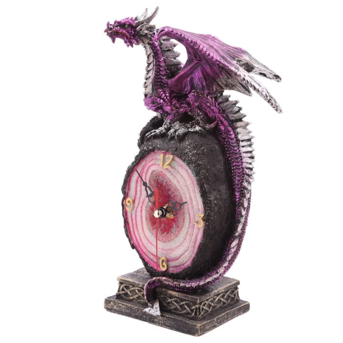 Crystal Geode Dark Legends Dragon Clock image 2