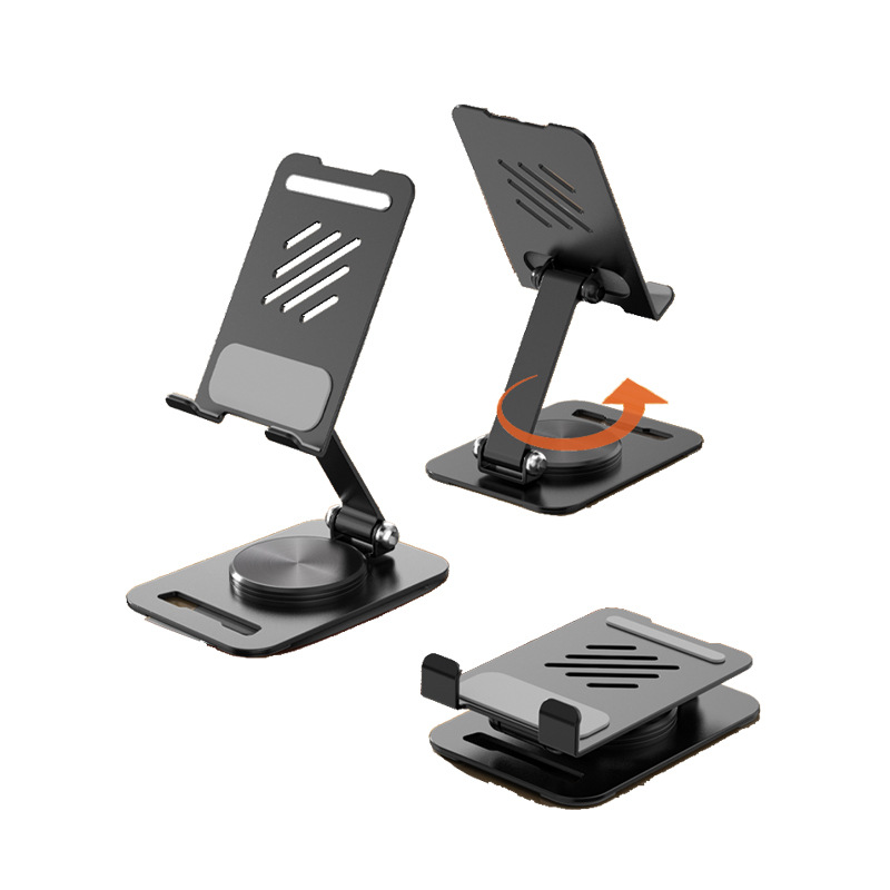 360 Degrees Rotate Metal Desk Mobile Phone Holder Stand image 3