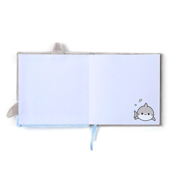 Plush Notebook - Adoramals Archie the Shark image 2