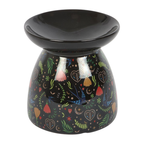 Midnight Bloom Print Oil Burner image 1