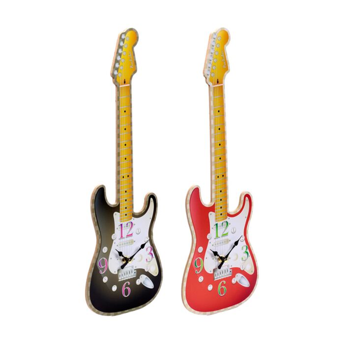 Shaped Wall Clock - Guitar Shaped image 0