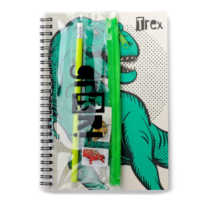 Spiral Bound A5 Lined Notebook - Dinosauria image 3