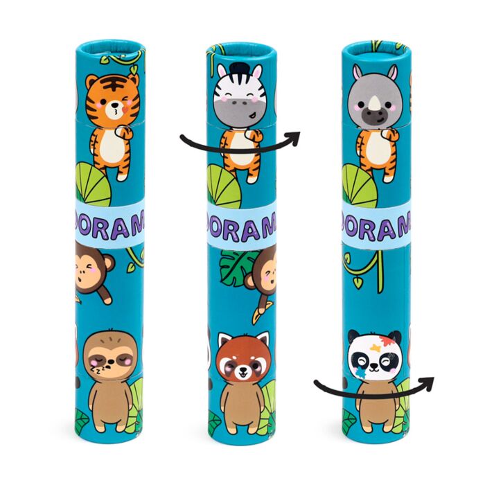 Large Colouring Pencil Tube & Sharpener - Adoramals Wild image 2