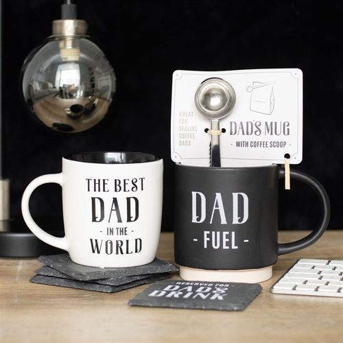 Dad Fuel Mug and Coffee Scoop Clip image 1