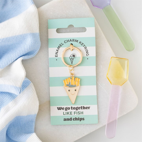 Fish and Chips Keyring image 0